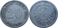 Deutsches Reich Kaiserreich 20 Pfennig Kleiner Adler -