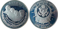 USA 1 Dollar Golden Anniversary Mount Rushmore -