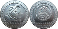 Mexiko Guerrero Aguila- Adlerkrieger - 1 Oz Silber 100 Pesos 1992 st, Kratzer, Flecken