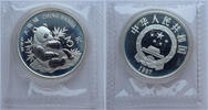 3 Yuan 1997 China WWF Panda PP, angelaufen, in Folie verschweißt