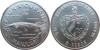 5 Pesos 1981 Kuba Fauna Cubana - Manjuari - Knochenhecht st
