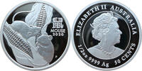 Australien 50 Cents Lunar III. Maus - 1/2 Oz Silber -