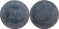 Deutsches Reich Kaiserreich 20 Pfennig Kleiner Adler -