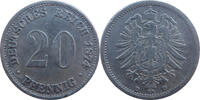 Deutsches Reich Kaiserreich 20 Pfennig Kleiner Adler -