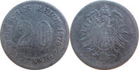 Deutsches Reich Kaiserreich 20 Pfennig Kleiner Adler -