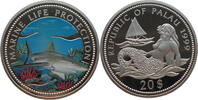Palau 20 Dollar 1999 Marine Life Protection - Hai - 5 Oz Silber - Farbm&uuml;... 4,513.79 元  ＋  740.60 元 运费
