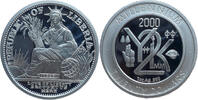 Liberia 20 Dollars 1999 Millennium 2000 Y2K - 1 Oz Silber PP 896.52 元  ＋  374.12 元 运费