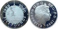 Gro&szlig;britannien 5 Pfund 1999 Millennium Crown PP, fleckig angelaufen, ber... 662.65 元  ＋  272.85 元 运费