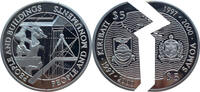 Samoa und Kiribati 2 x 5 Tala (Dollars) 1997 Jahrtausendwende - Puzzlem&uuml;... 771.79 元  ＋  272.85 元 运费
