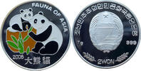 Nordkorea 2 Won 2006 Fauna of Asia - Panda mit Jungem - Farbm&uuml;nze PP, fl... 272.85 元  ＋  272.85 元 运费