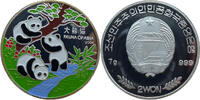 Nordkorea 2 Won 2004 Fauna of Asia - Panda - Farbm&uuml;nze PP, fleckig angel... 272.85 元  ＋  272.85 元 运费
