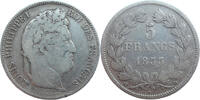 Frankreich 5 Francs 1833 Louis-Philippe I. (1830-1848) ss 693.83 元  ＋  272.85 元 运费