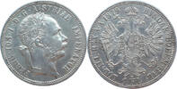 &Ouml;sterreich 1 Florin 1879 Franz Joseph I. ss, kl. Randfehler 272.85 元  ＋  272.85 元 运费