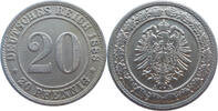 Deutsches Reich 20 Pfennig 1888 A st 350.81 元  ＋  272.85 元 运费