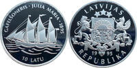 Lettland 10 Latu Segelschiff Julia Maria 1895 -