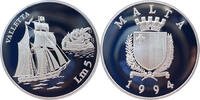 Malta 5 Liri Segelschiff Valetta und Festung -