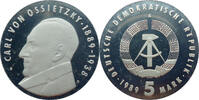 DDR 5 Mark 100. Geburtstag von Carl von Ossietzky (1889-1938) -