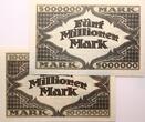 NOTGELD DER DEUTSCHEN INFLATION 10 Millionen Mark 1923 GEM UNC
