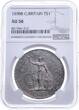 GROSSBRITANNIEN Trade Dollar 1898 B Victoria 1837-1901 1898 NGC AU58, Patina, vorzüglich+