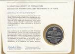 PERSONEN  Silber-Medaille Brönlund, Jörgen 1877-1907 1977 Mit Ersttagsbrief. PP