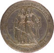 SCHWEIZ 1864 Silber-Medaille Genf Randfehler, VF