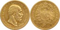 MECKLENBURG-SCHWERIN 10 Mark Friedrich Franz II. 1842-1883 1872 -