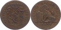 BELGIEN 2 Centimes Leopold I. 1831-1865 -
