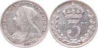 GROSSBRITANNIEN 3 Pence Victoria 1837-1901 -