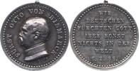 PERSONEN Tragbare Silber-Medaille Bismarck, Otto von 1815-1898 -
