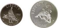 USA 1/2 Dollar u. 1 Dollar 1995 -