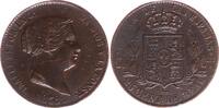 SPANIEN 25 Centimos Isabella II. 1833-1868 -