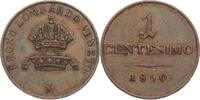 ITALIEN Centesimo Franz Joseph 1848-1866 -