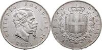ITALIEN 5 Lire Vittorio Emanuele II. 1861-1878 -