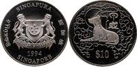SINGAPUR 10 Dollars Republik (Commonwealth), seit 1965 -