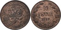 FINNLAND 10 Penniä Nikolaj II. 1894-1917 -