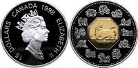KANADA 15 Dollars Elizabeth II. 1952-2022 -