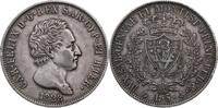 ITALIEN 5 Lire Carlo Felice 1821-1831 -