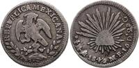 MEXIKO 1/2 Real Republik, 1823-1864 -
