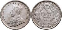 INDIEN 1/4 Rupie George V. 1910-1936 -