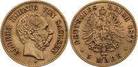 SACHSEN 5 Mark Albert 1873-1902 -