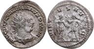 Antoninian Antiochia. RÖMER Valerianus I. 253-260 Minimal dezentriert, sehr schön-vorzüglich