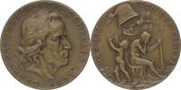 DICHTER UND SCHRIFTSTELLER Bronze-Medaille Schiller, Friedrich von 1759-1805 -