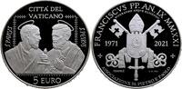 VATIKAN 5 Euro Franziskus I. seit 2013 2021 -