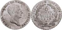 BRANDENBURG-PREUSSEN 1/6 Taler Friedrich Wilhelm III. 1797-1840 -