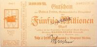 NOTGELD 50 Millionen Mark -