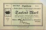 NOTGELD 1000 Mark -