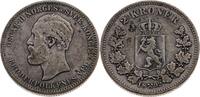NORWEGEN 2 Kronen Oskar II. 1872-1905 -