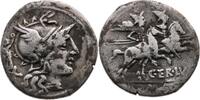 RÖMER Denar Caius Terentius Lucanus, Münzbeamter 147 v.Chr. -