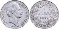 BAYERN Gulden Ludwig II. 1864-1886 -