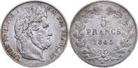FRANKREICH 5 Francs Louis Philippe 1830-1848 1845 -